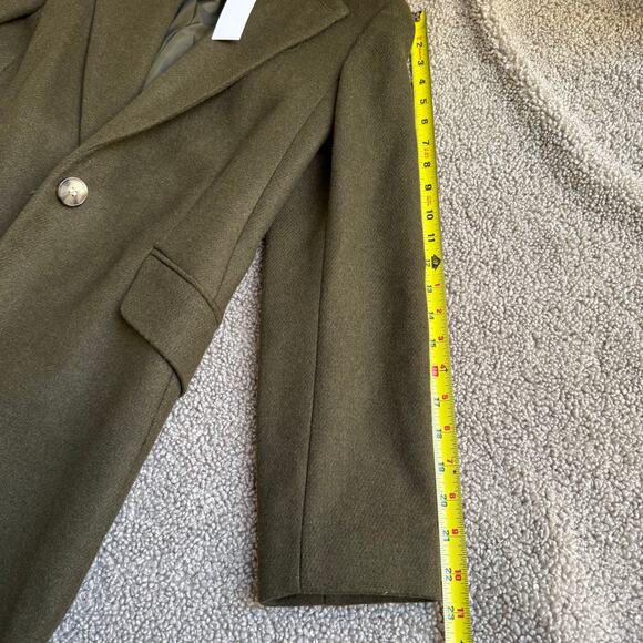 NWT Topshop Monica Faux Fur Collar Coat - Size US 2 - Picture 6 of 8